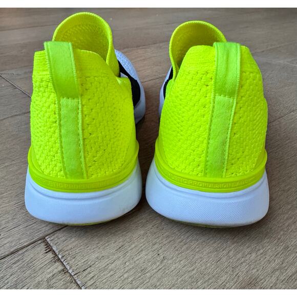 APL Techbloom Bliss Sneakers 7.5 Women’s Trainers White Yellow Black Athleisure - Picture 3 of 7